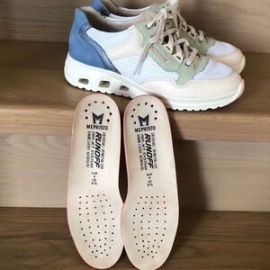 Mephisto Lorane RUNOFF Air-Jet Sneakers / Lace-Up Shoes, Size EU 4 / US 6.5